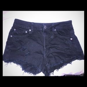 American Eagle Black Shorts